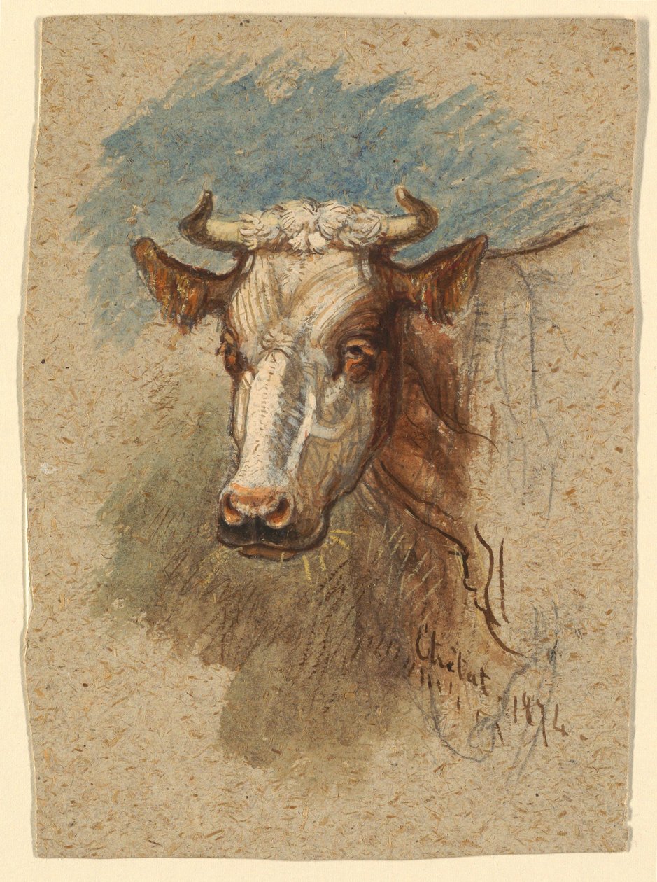 رسم، دراسات: اسكتشات من فرنسا. إتريتات، سين-إنفيري، كيمبر، بريتاني، 1874 بواسطة صموئيل كولمان