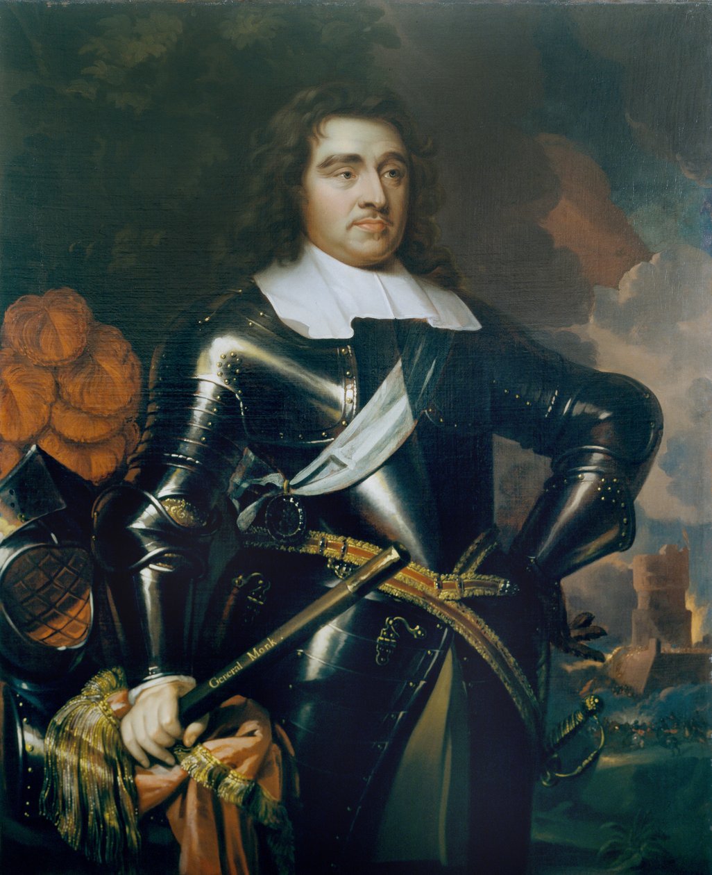الجنرال جورج مونك (1608-70) دوق ألبيمارل الأول ، c.1665 بواسطة صموئيل كوبر