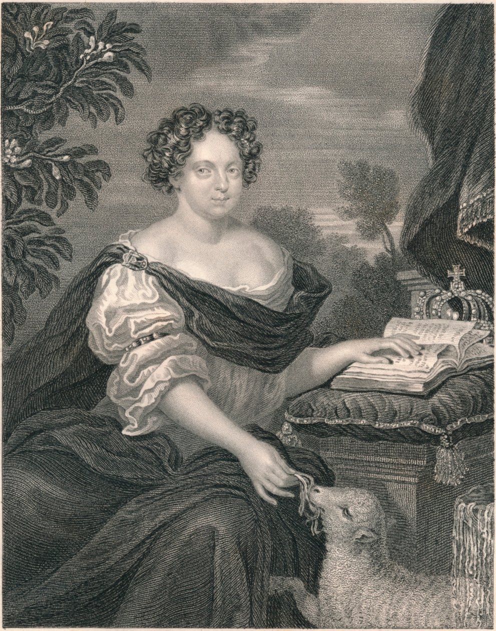 كاترين براغانزا. ملكة شارل الثاني ، c1826. بواسطة صموئيل فريمان