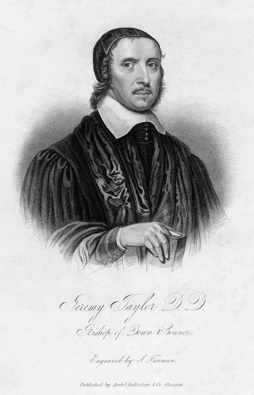 جيريمي تايلور 1613-1667 ، رجل دين إنجليزي ، القرن التاسع عشر. بواسطة صموئيل فريمان