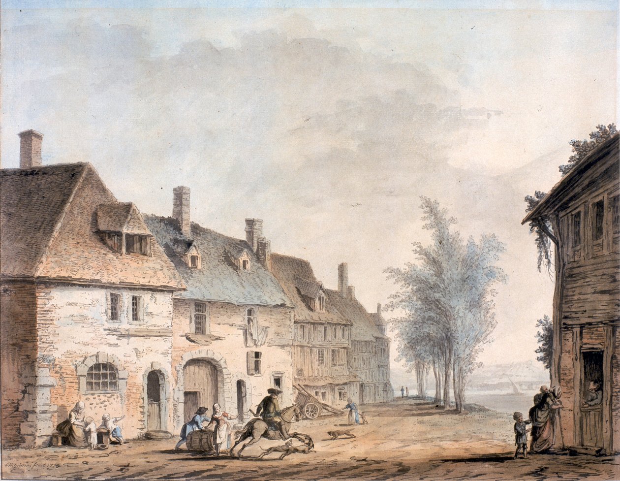 في دييب ، 1770 بواسطة صموئيل هيرونيمد جريم