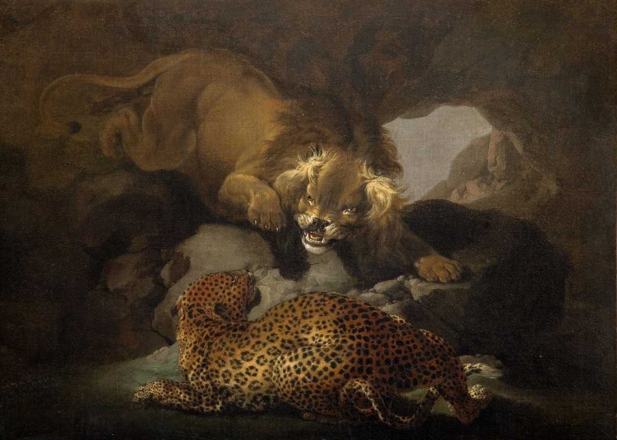 أسد ونمر 1820. بواسطة صموئيل هوويت