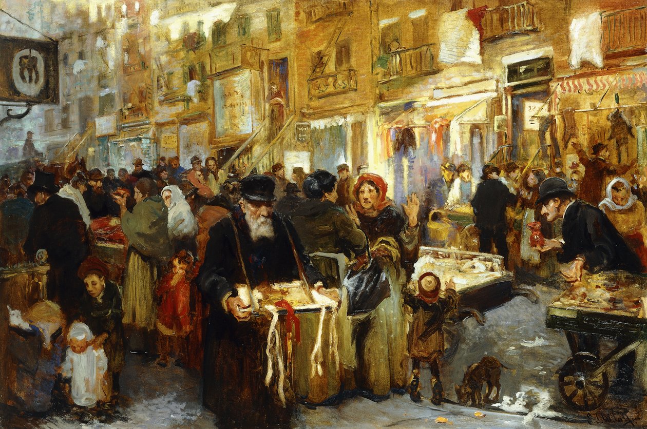 الجانب الشرقي الأدنى ، حوالي عام 1914 (زيت على قماش) بواسطة صموئيل جونسون وولف