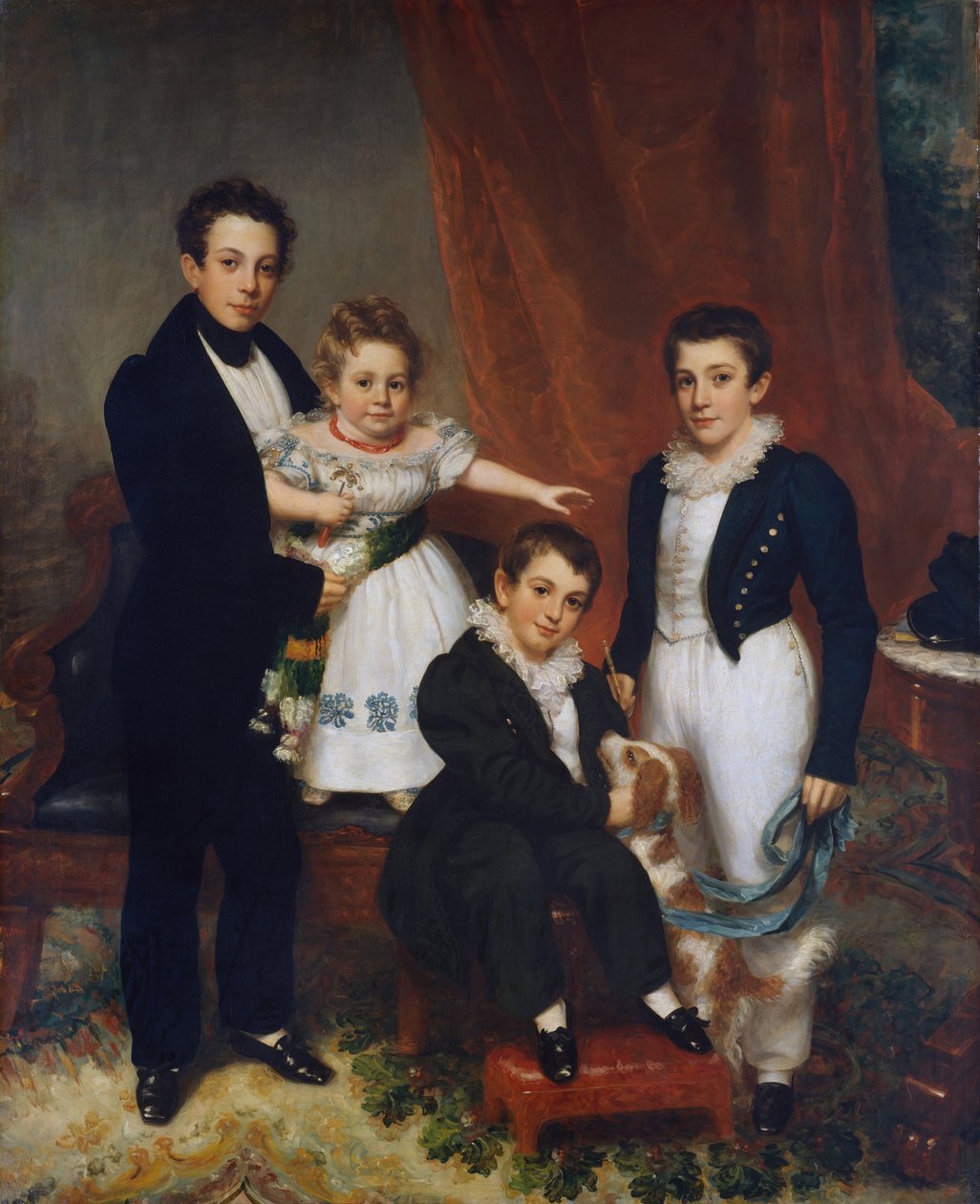 أطفال كناب ، 1833-1834 (زيت على قماش) بواسطة صموئيل لوفيت والدو