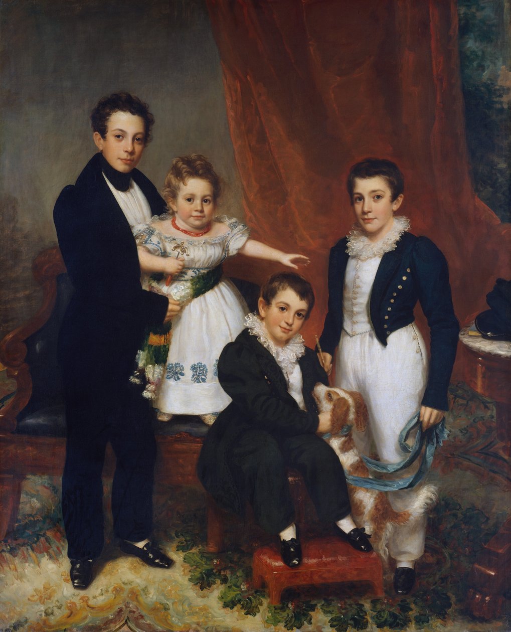 أطفال كناب ، كاليفورنيا. 1833-34. بواسطة صموئيل لوفيت والدو