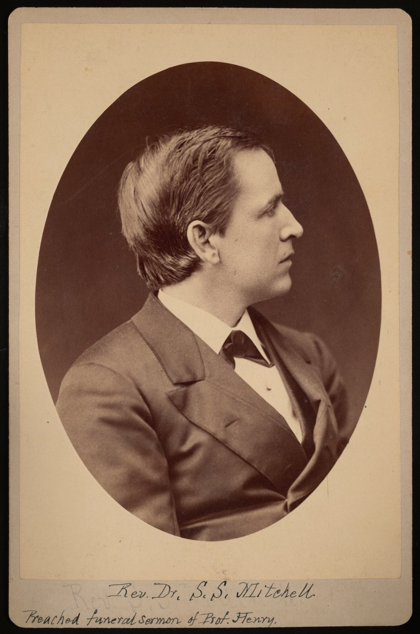 صورة للقس صموئيل سوين ميتشل 1839-1919 ، بين 1876 و 1880. بواسطة صموئيل مونتاج فاسيت