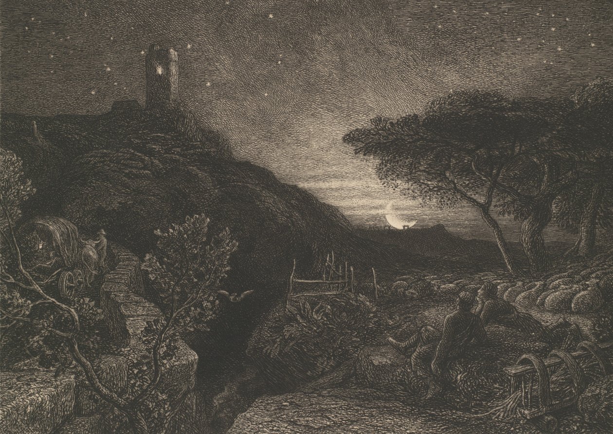برج وحيد ، 1879. بواسطة صموئيل بالمر