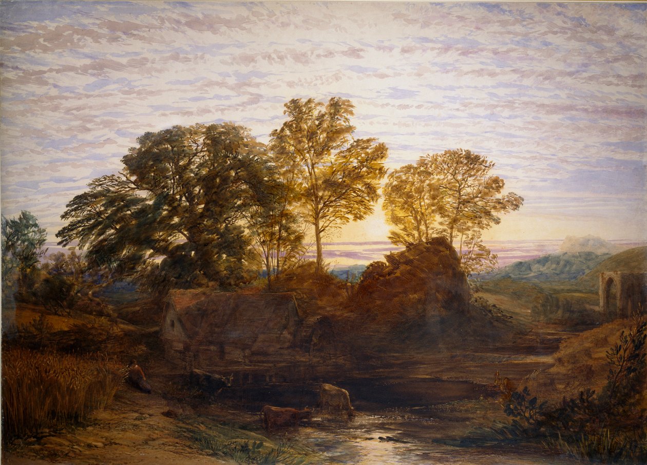 الطاحونة المائية 1848-1849 بواسطة صموئيل بالمر