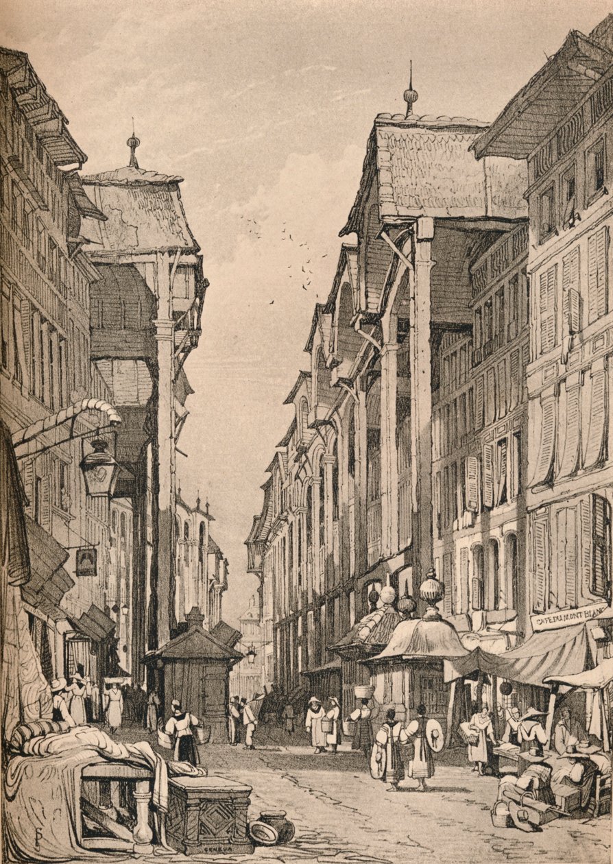 جنيف ، c1830 1915 بواسطة صموئيل بروت