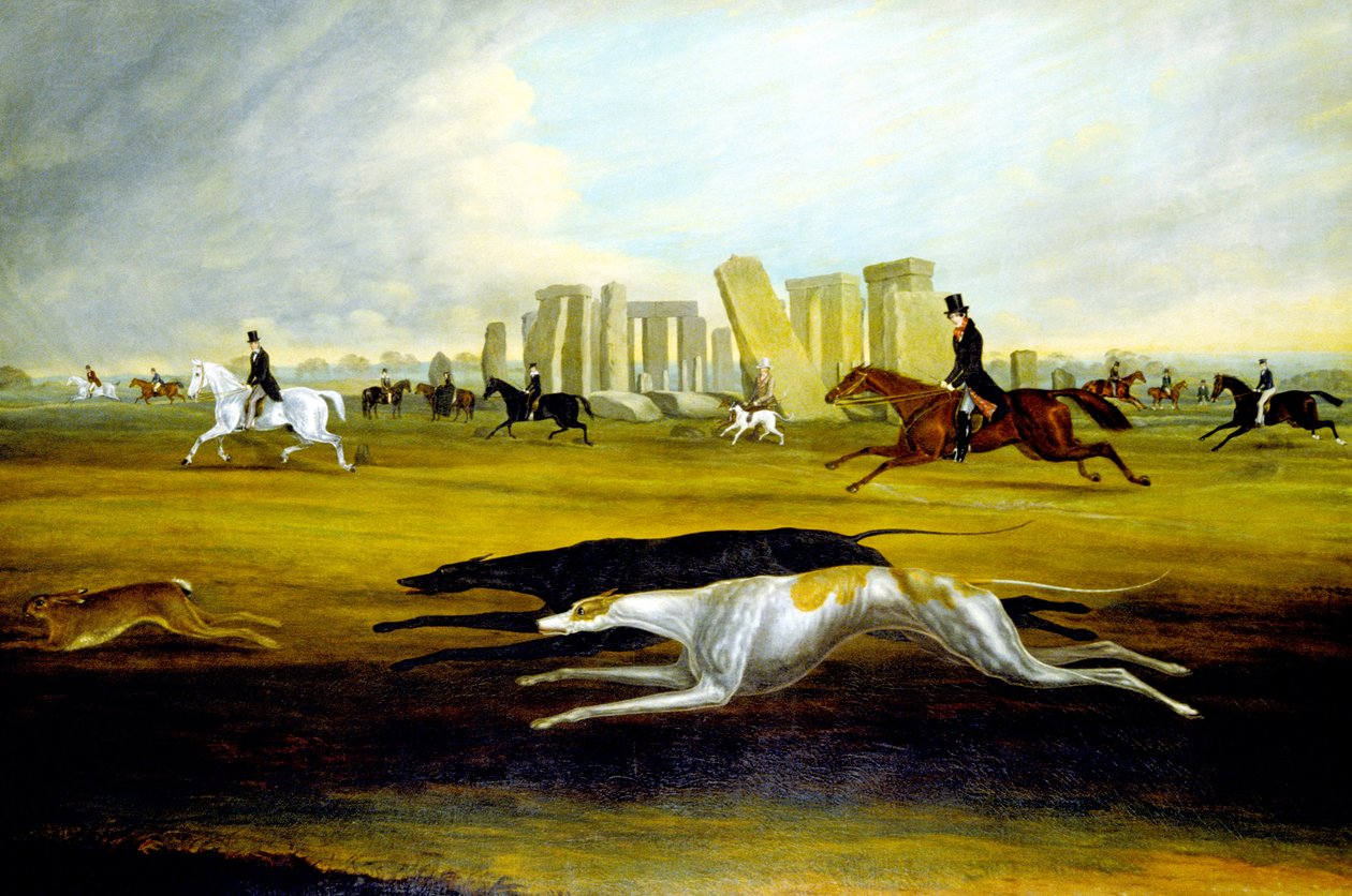 The Pinckney Family Coursing at Stonehenge بواسطة صموئيل سبود