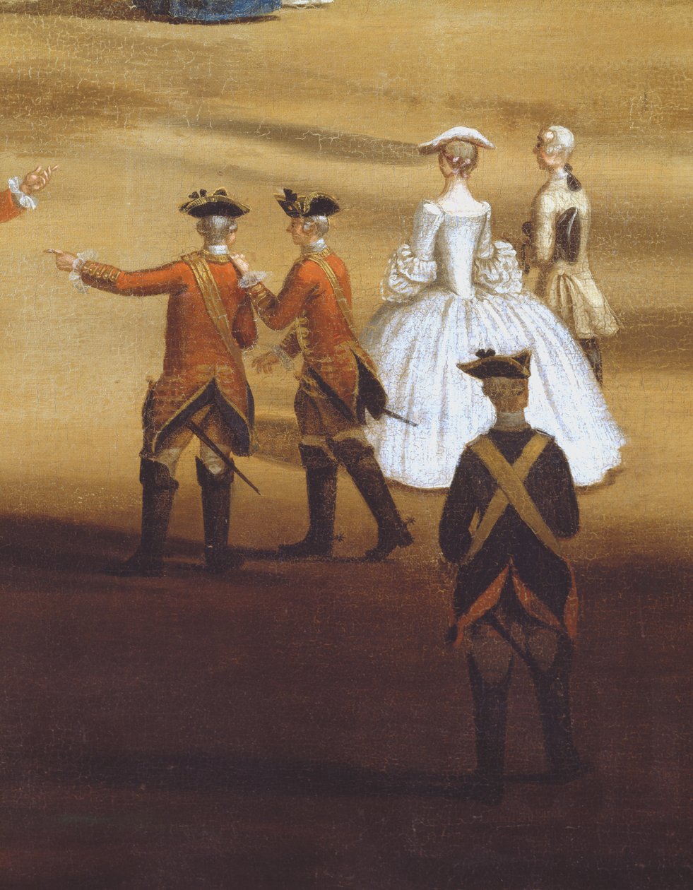 جنود وزوجين في موكب هورس جاردز ، c.1758 زيت على قماش من التفاصيل 237617 بواسطة صموئيل ويل