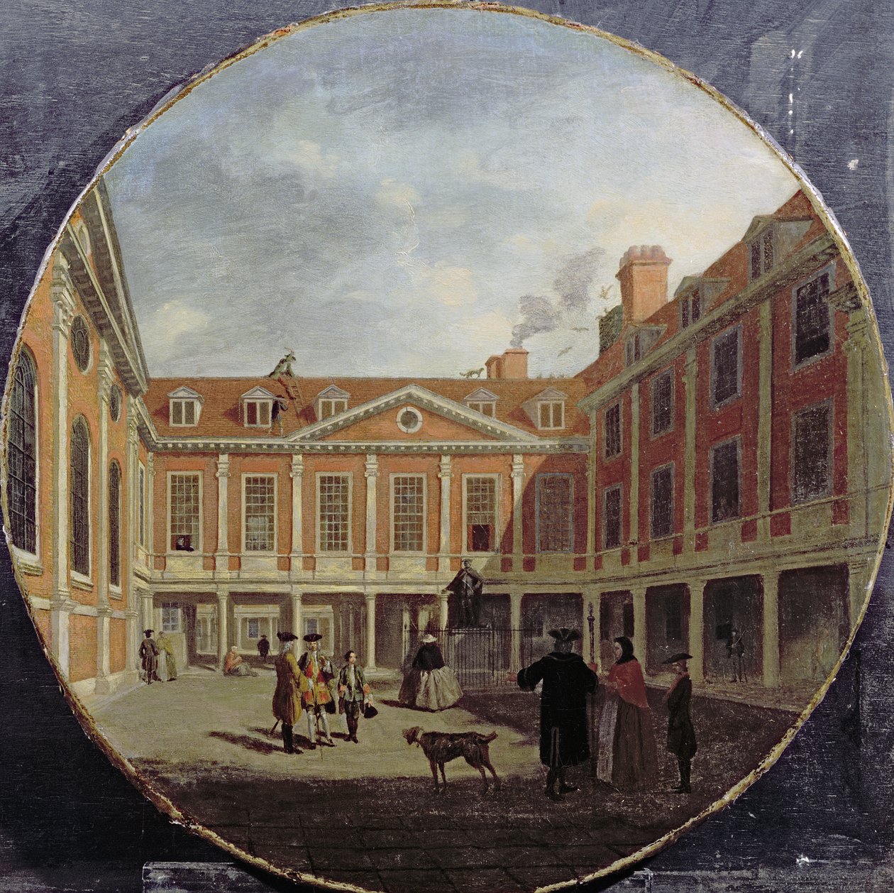 مستشفى سانت توماس ، ج .1748 بواسطة صموئيل ويل