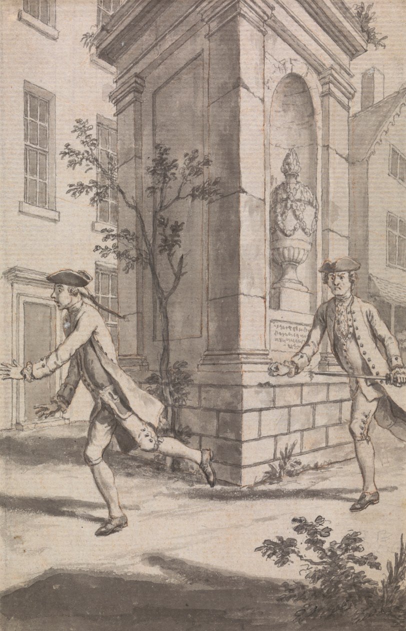 السعي (على الأرجح تصميم لـ Tyburn Chronicle) بواسطة صموئيل ويل