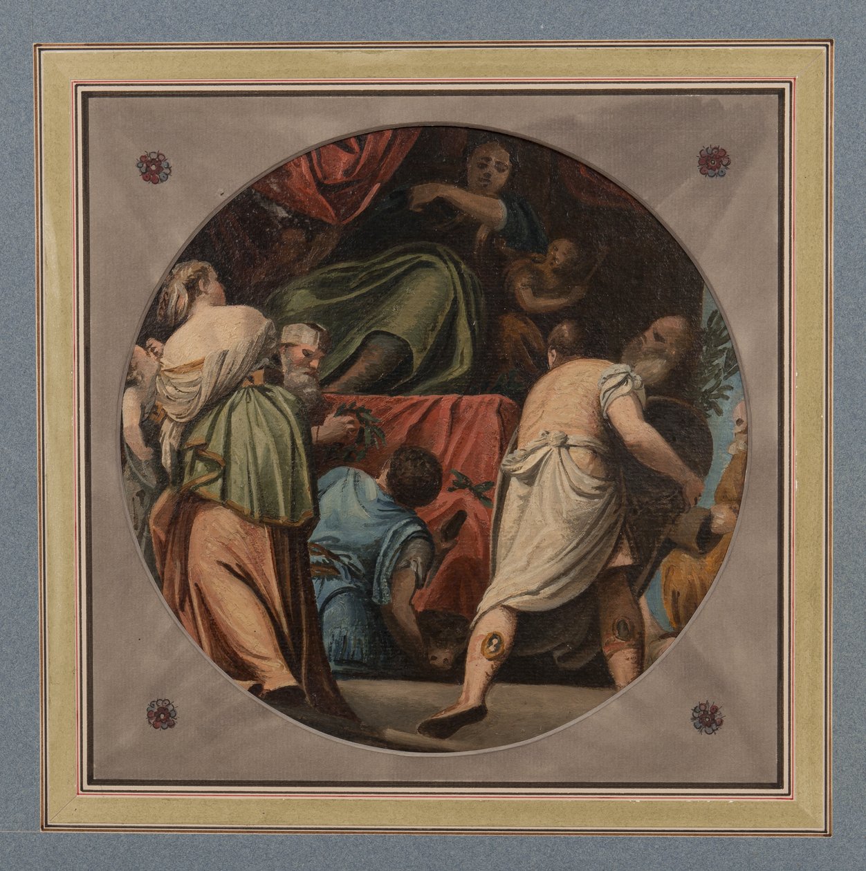 Roundel السقف (زيت على ورق) بواسطة صموئيل وودفورد
