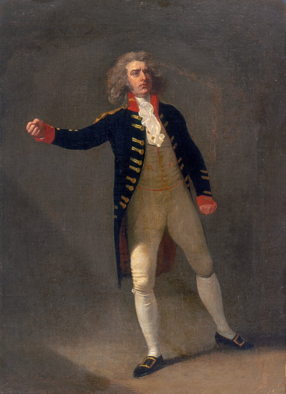 "جوزيف جورج هولمان في دور شامونت في فيلم توماس أوتواي The Orphan" ، عام 1785. بواسطة صموئيل دي وايلد
