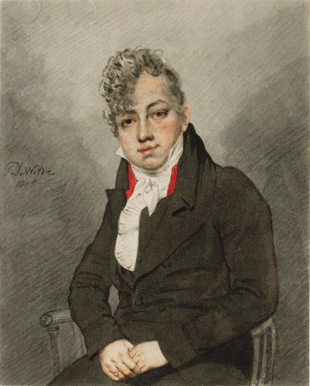 صورة لثيودور إدوارد هوك 1788-1841 ، 1806. بواسطة صموئيل دي وايلد