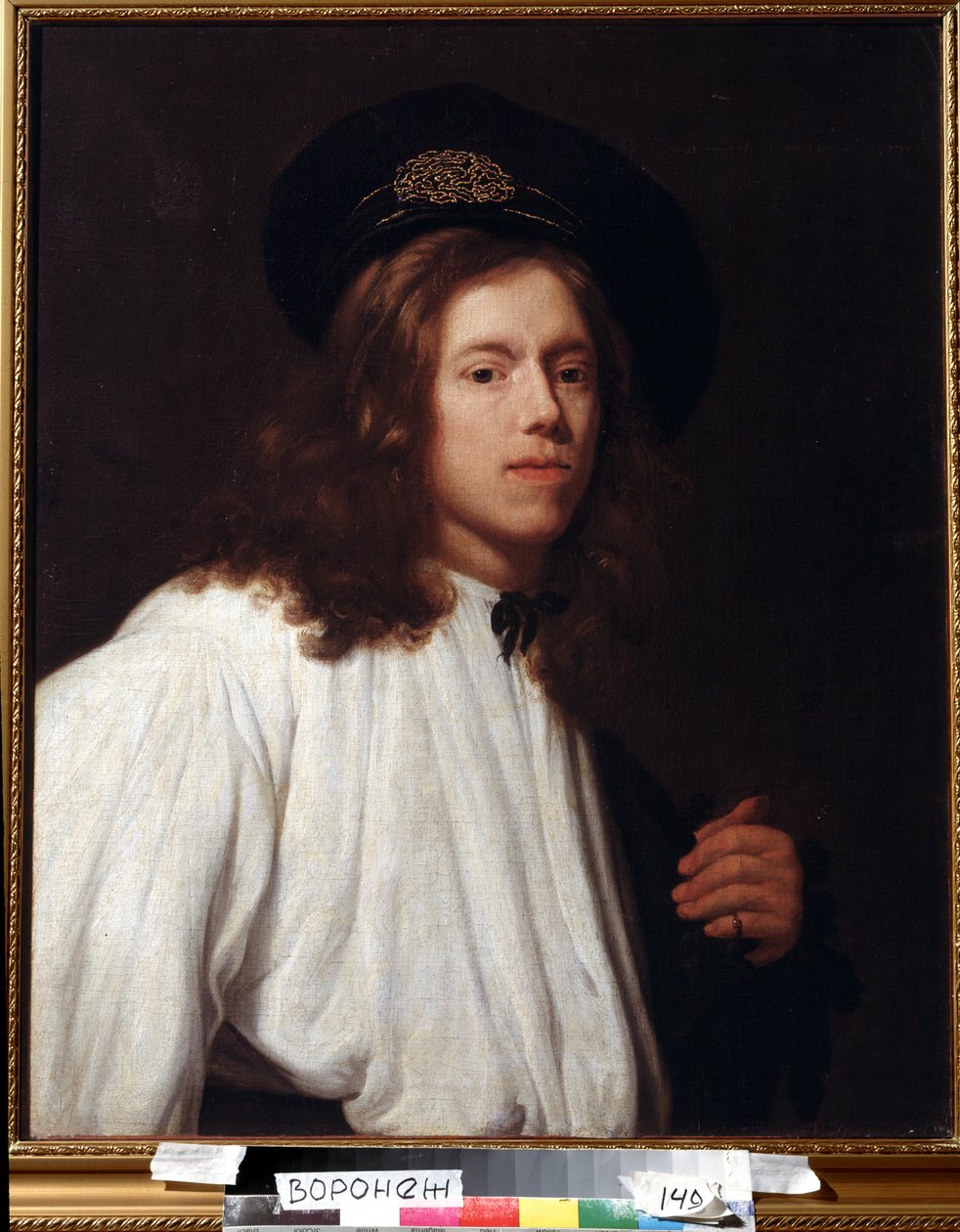 "" Autoportrait "(صورة ذاتية) Peinture de Samuel Dirksz van Hoogstraten (1627-1678) 17eme Siecle Musee des Beaux Arts Ivan Kramskoy (ou Kramskoi) a Voronej (Voronezh)، Russie. بواسطة صموئيل فان هوغستراتن