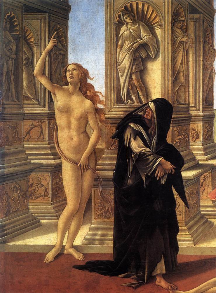 Calumny من Apelles بواسطة ساندرو بوتيتشيلي