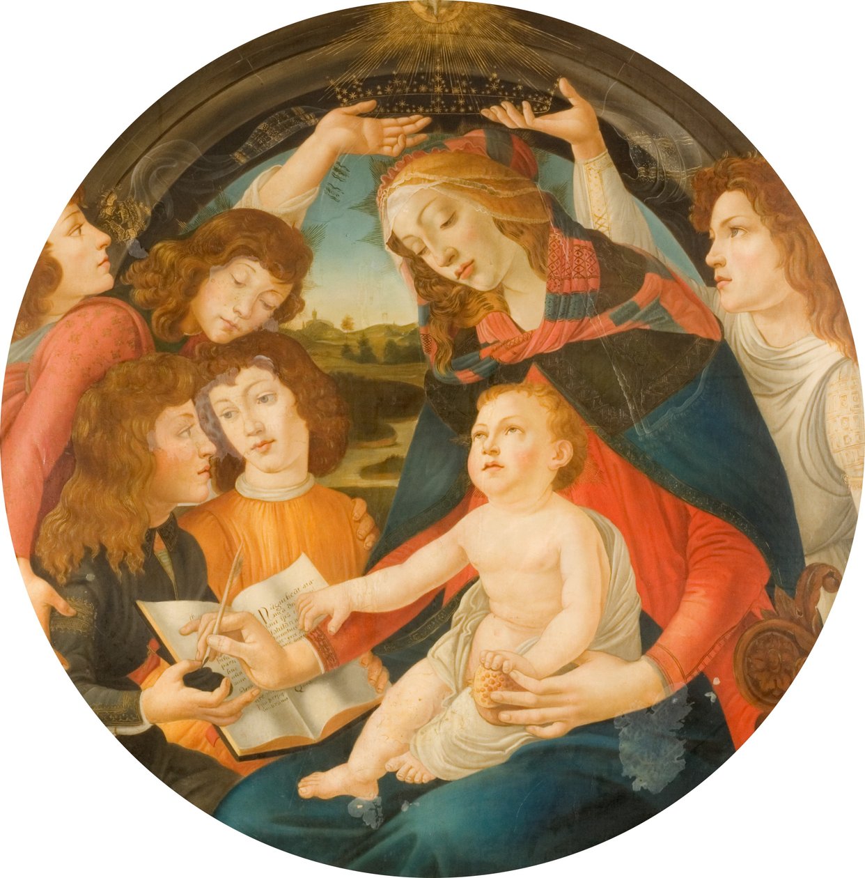 مادونا من Magnificat بواسطة ساندرو بوتيتشيلي