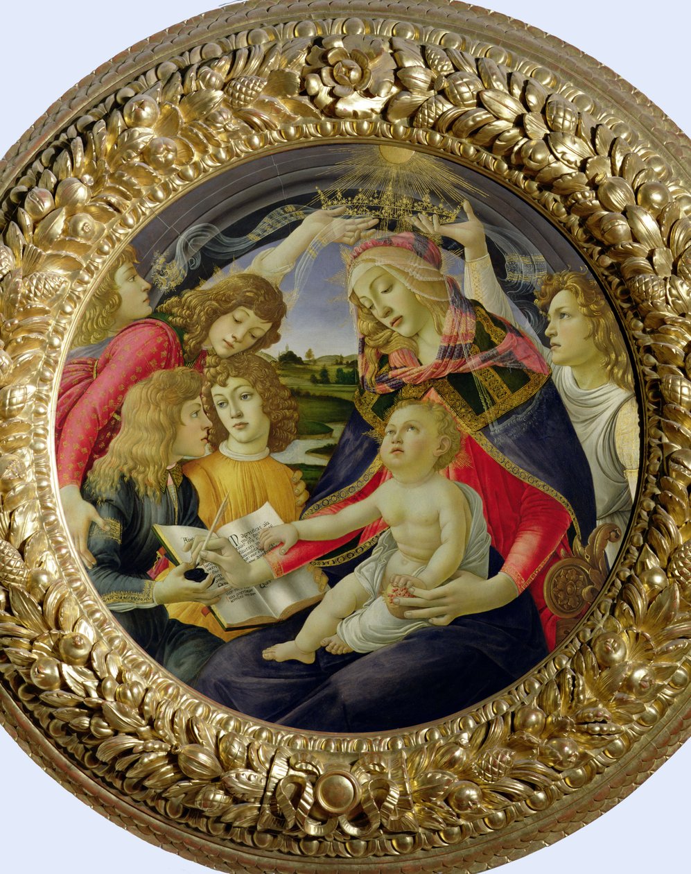 مادونا من Magnificat ، 1482 (درجة الحرارة على اللوحة) بواسطة ساندرو بوتيتشيلي