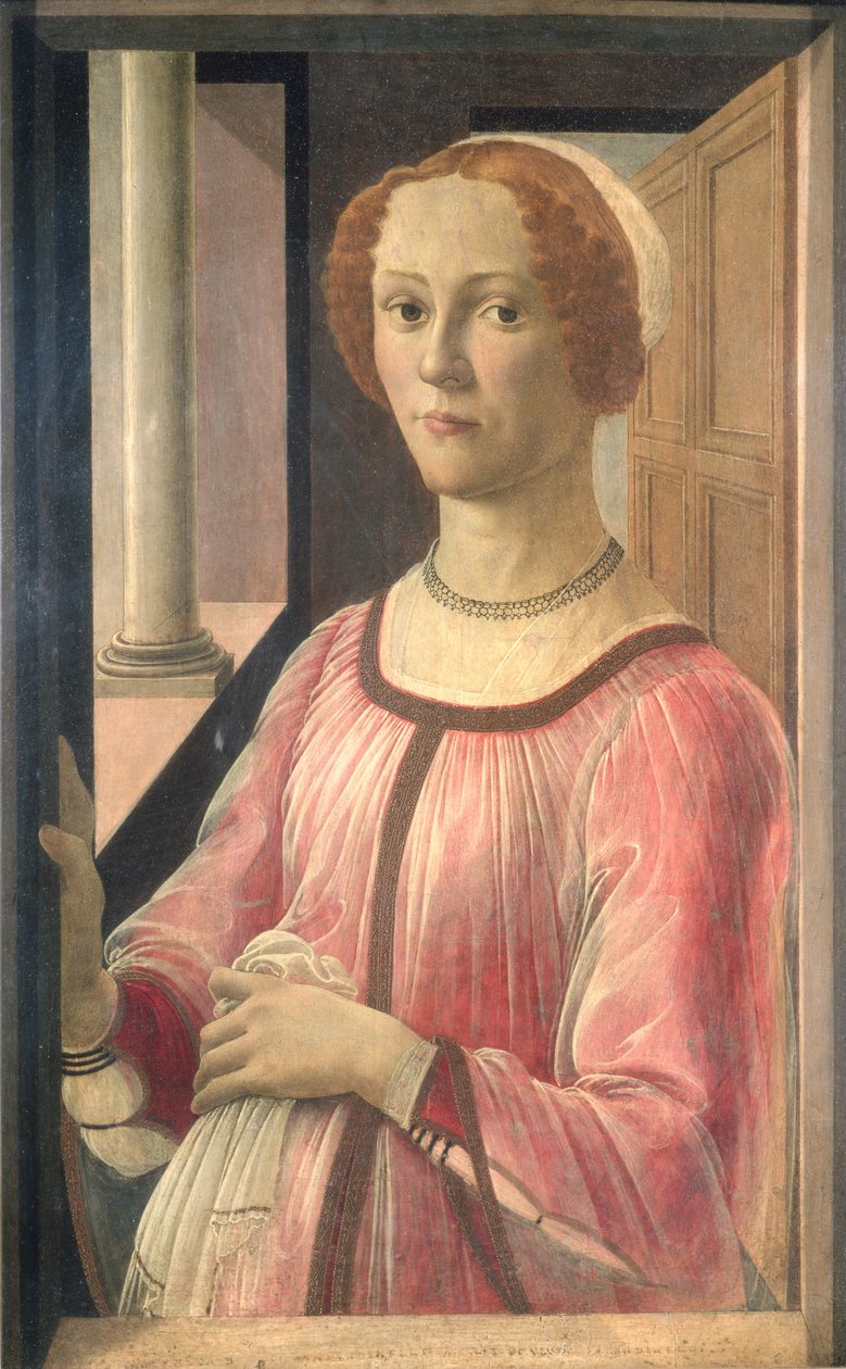 سميرالدا باندينيلي ، جدة النحات باتشيو باندينيلي ، c.1471 (درجة الحرارة على اللوحة) بواسطة ساندرو بوتيتشيلي