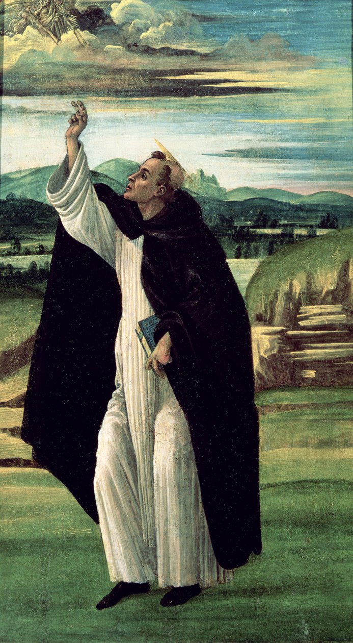 سانت دومينيك ، c.1498-1505 (تمبرا على قماش) بواسطة ساندرو بوتيتشيلي