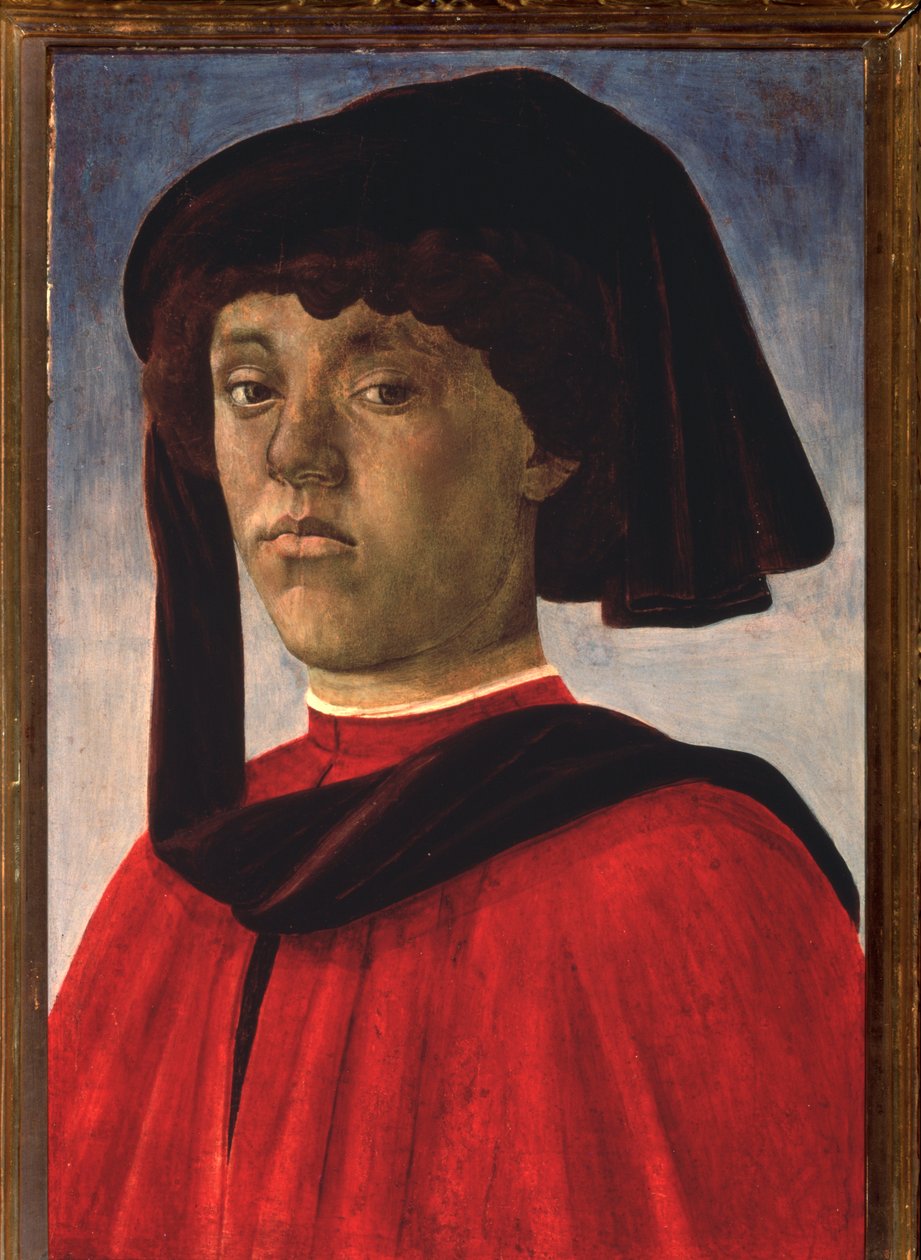 Portrait of Young Man with a Beret (painting, c.1470) بواسطة ساندرو بوتيتشيلي