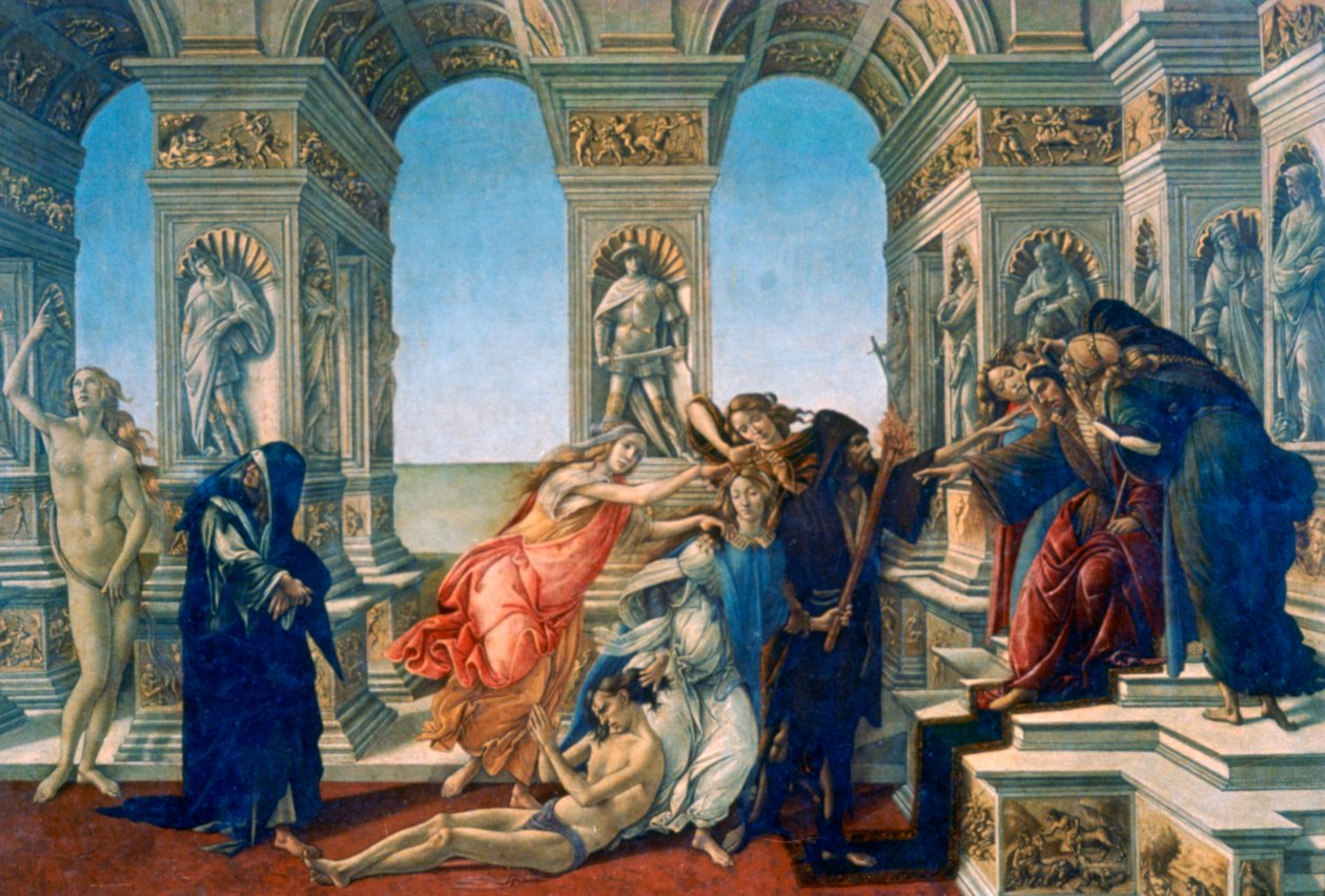 Calumny of Apelles ، 1497-1498 بواسطة ساندرو بوتيتشيلي