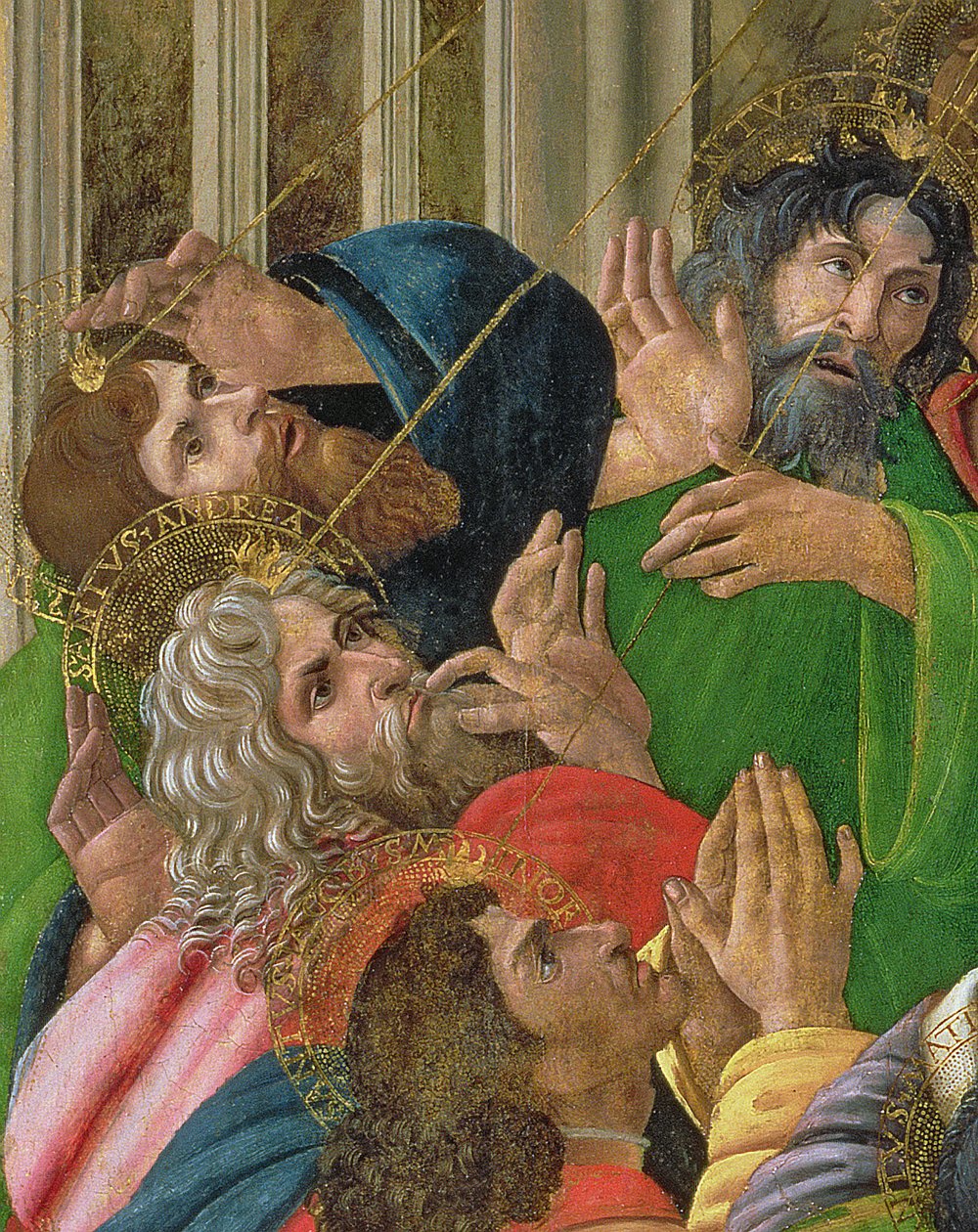 تفاصيل نزول الروح القدس ، 1495-1505 بواسطة ساندرو بوتيتشيلي