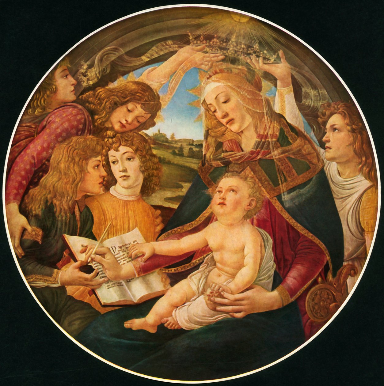 مادونا من Magnificat ، 1481 ، 1937. بواسطة ساندرو بوتيتشيلي