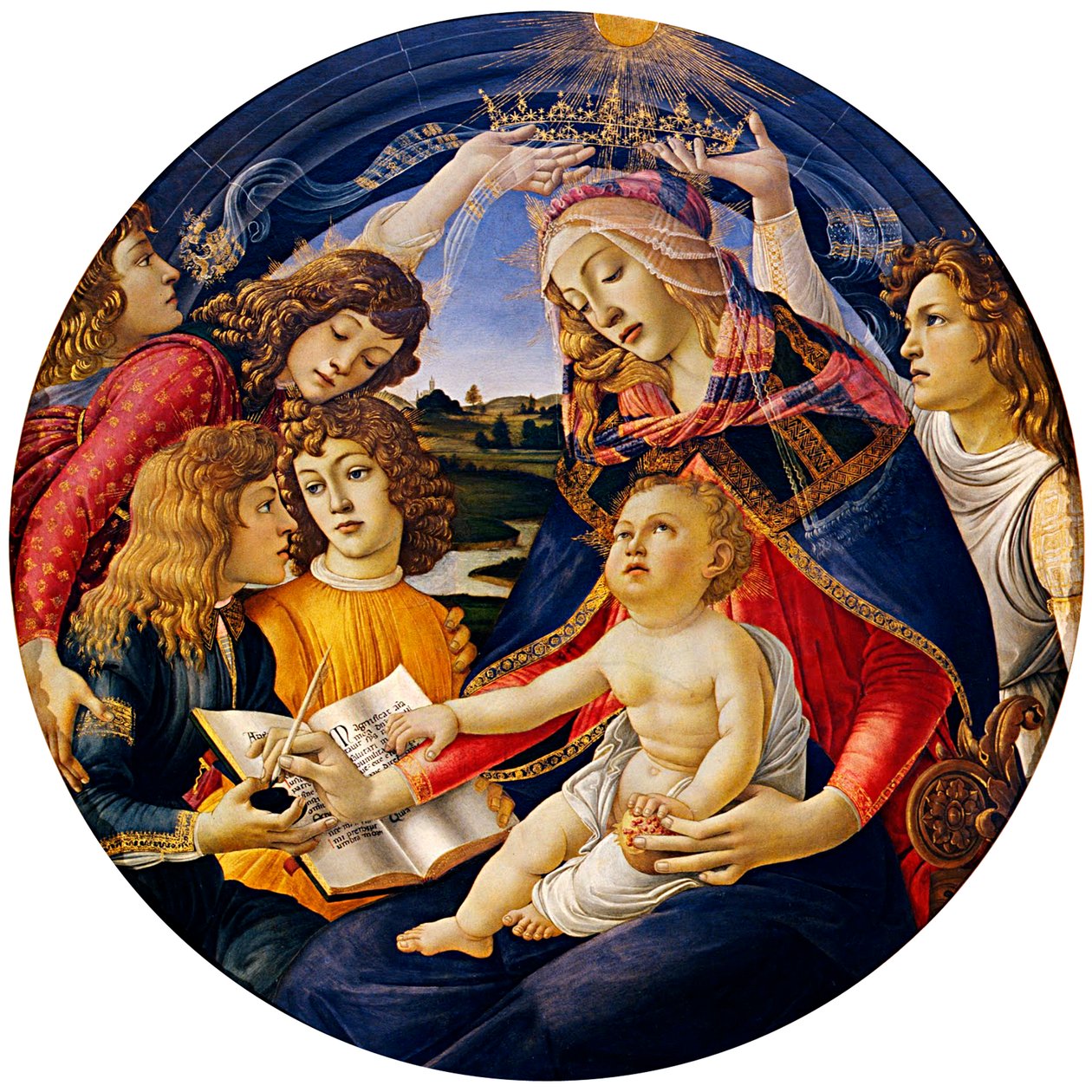 مادونا من Magnificat ، 1483 بواسطة ساندرو بوتيتشيلي