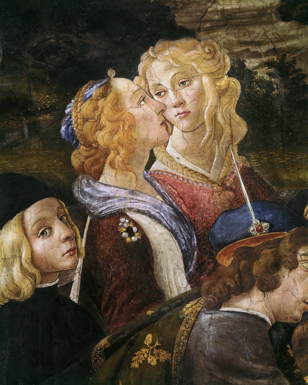 تفاصيل تجربة المسيح ، 1481-1482. بواسطة ساندرو بوتيتشيلي