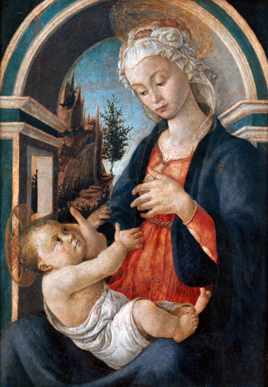 العذراء والطفل ، c1444-1510 بواسطة ساندرو بوتيتشيلي