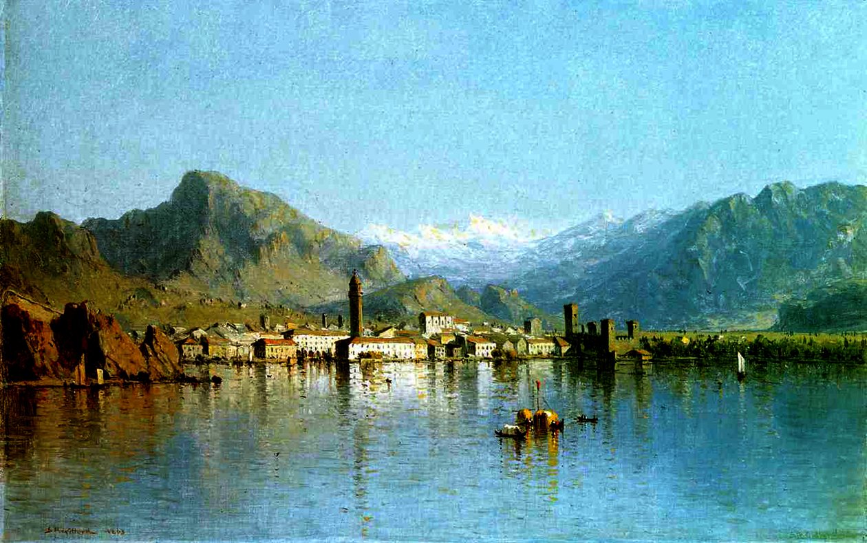 بحيرة غاردا ، إيطاليا ، 1863 بواسطة سانفورد روبنسون جيفورد