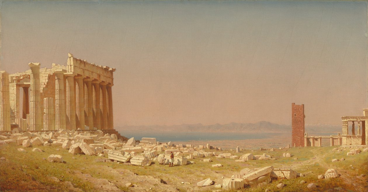 أطلال البارثينون ، 1880 بواسطة سانفورد روبنسون جيفورد