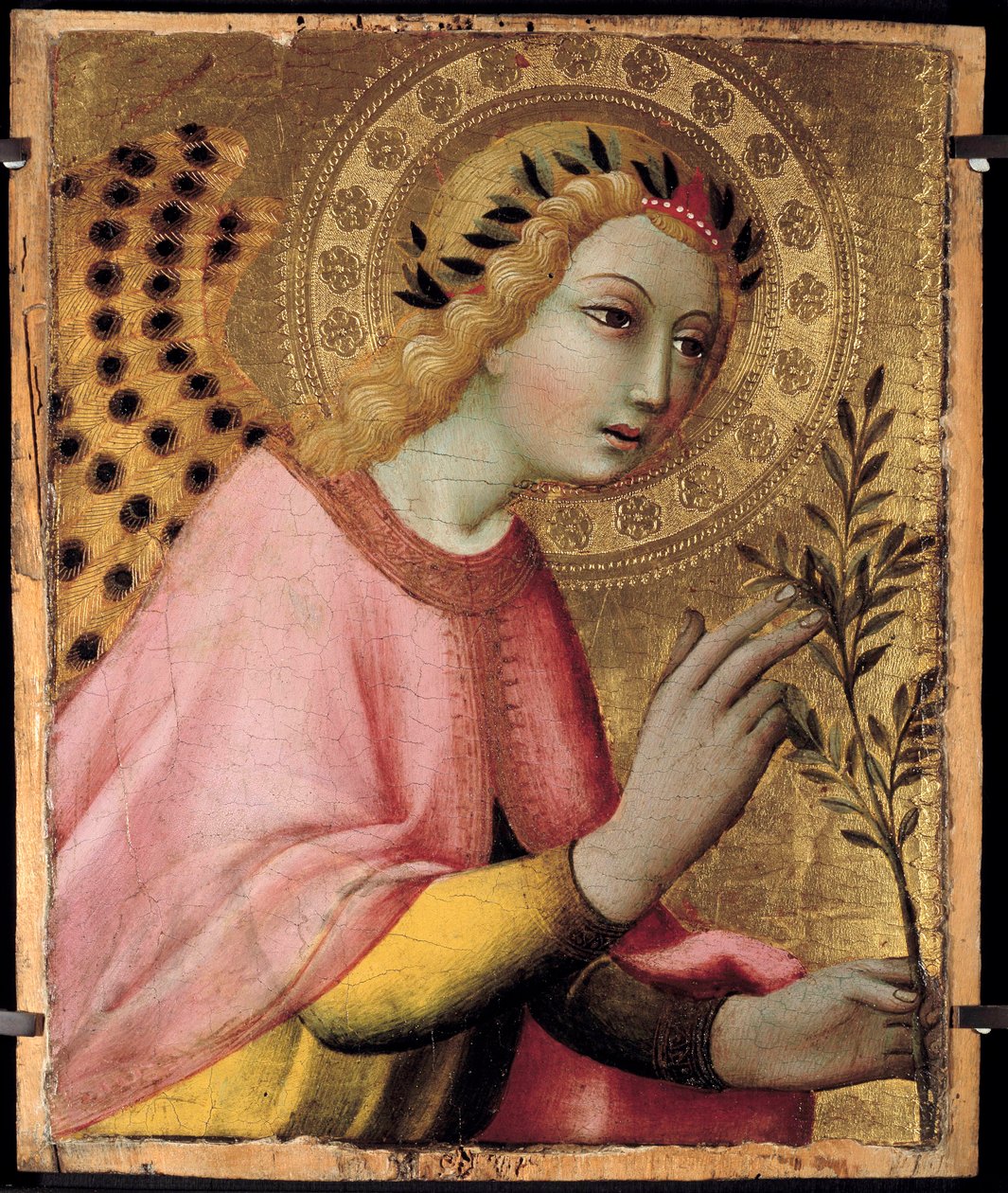 ملاك البشارة لسانو دي بيترو (1406-1481). 1450-1481. شمس 40x35 م. أفينيون ، متحف دو بترو باليه بواسطة سانو دي أيضا أنسانو دي بيترو دي مينسيو بيترو