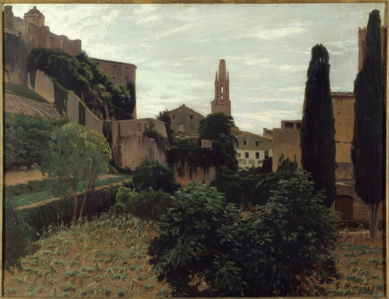 سانتياغو روسينول / "جيرونا ، III" ، ج. 1925 زيت على قماش ، 93 × 123 سم. بواسطة سانتياغو روسينول