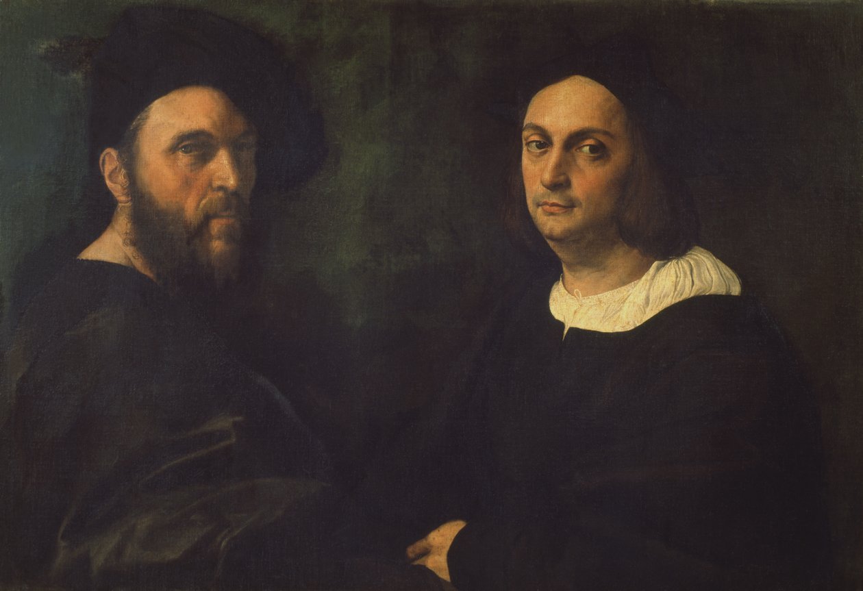 صورة مزدوجة ، c.1516 بواسطة رافايللو سانزيو رافائيل