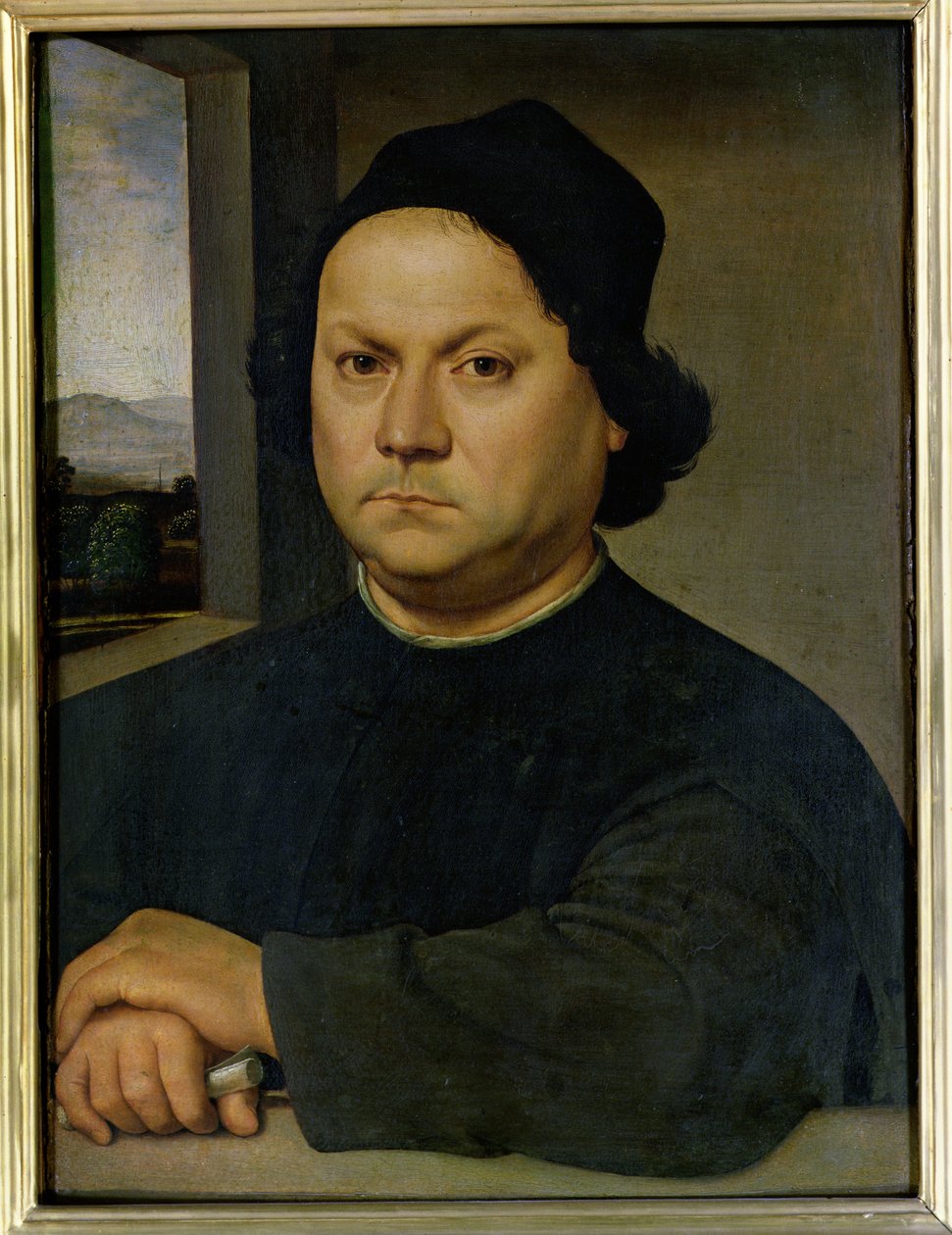 صورة لـ Perugino ، c.1504 (درجة حرارة على الخشب) بواسطة رافايللو سانزيو رافائيل