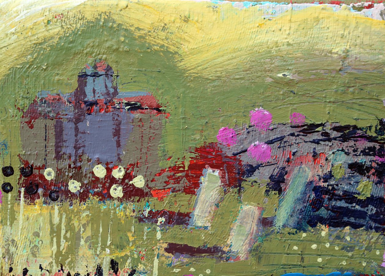 Iona Landscape II، 2019 (أكريليك على قماش) بواسطة سارة هايوارد