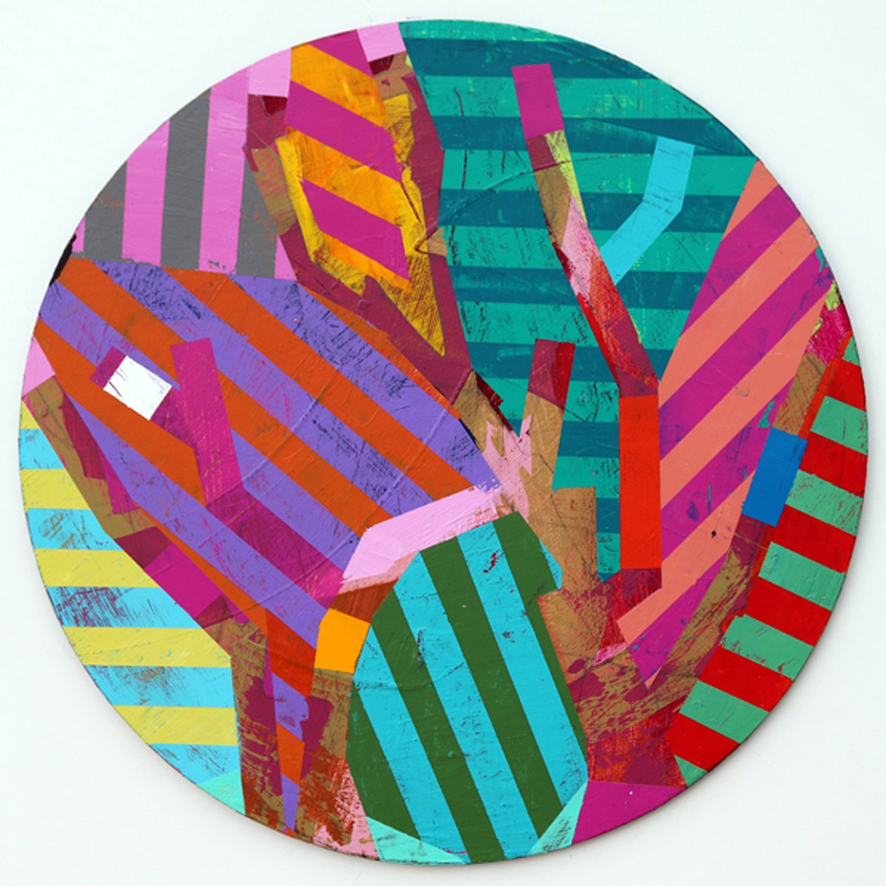 Twixt Heaven & Earth XI-A (acrylic on circular board) بواسطة سارة هايوارد