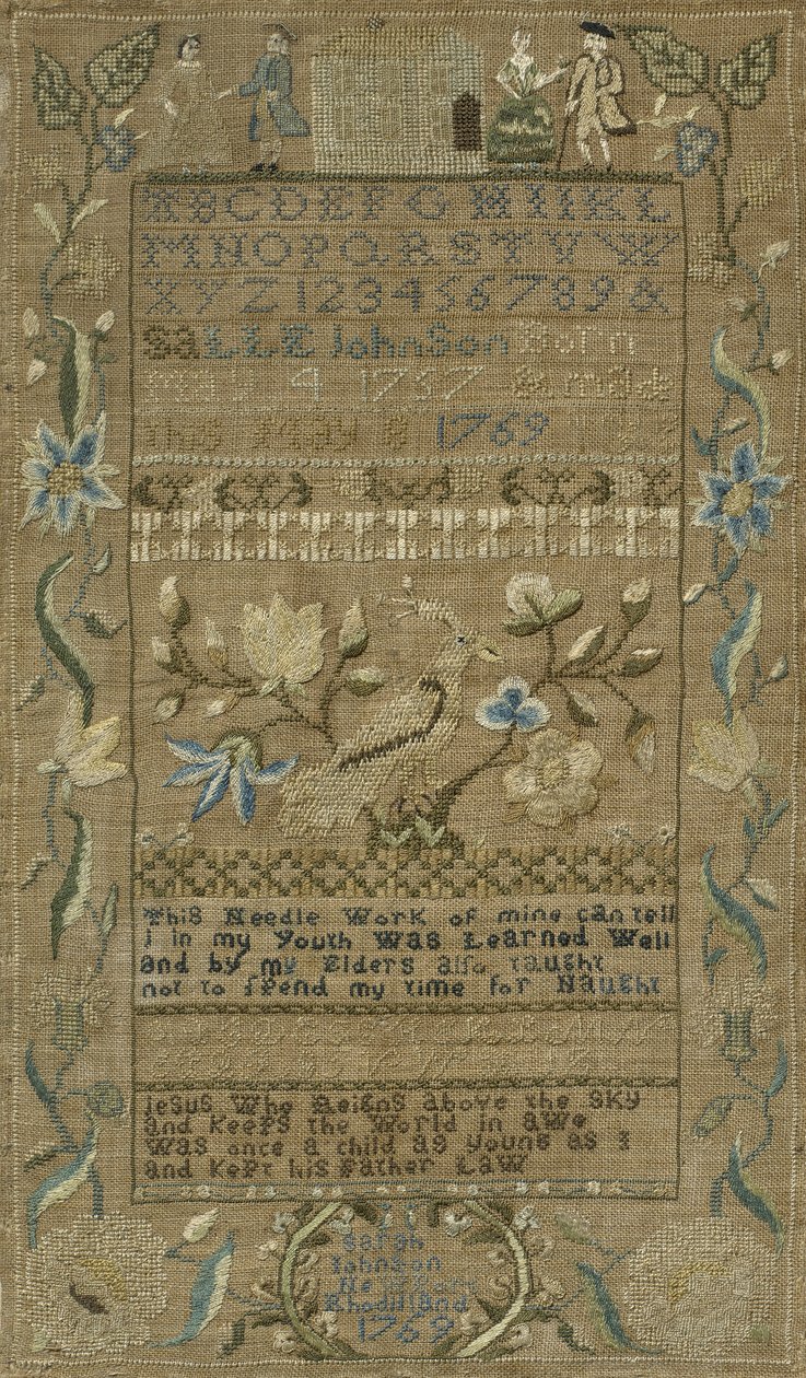 سامبلر 1769 (حرير على كتان) بواسطة سارة جونسون