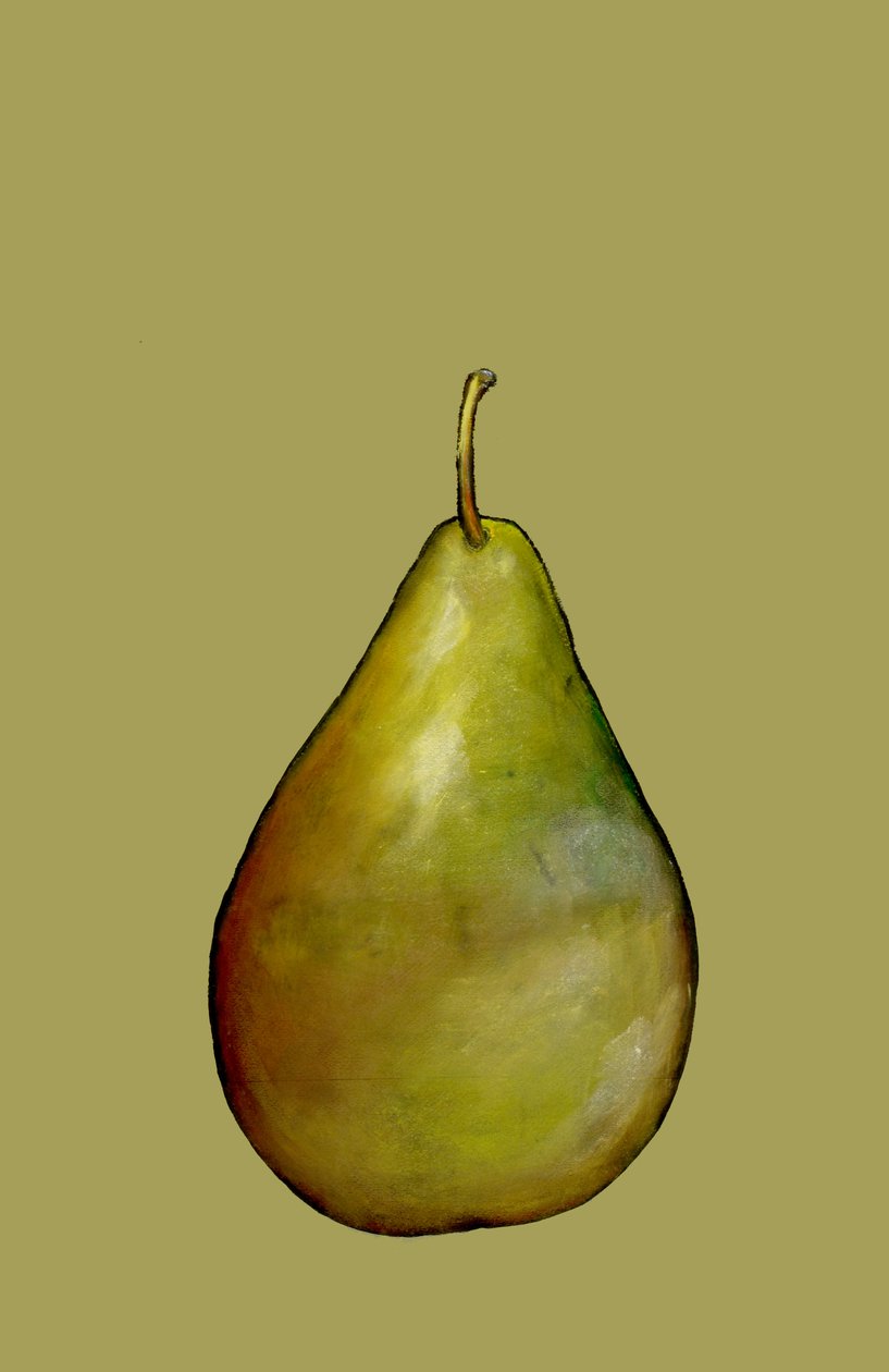 كمثرى ، 2007 (زيت وباستيل على ورق) بواسطة سارة طومسون إنجلز