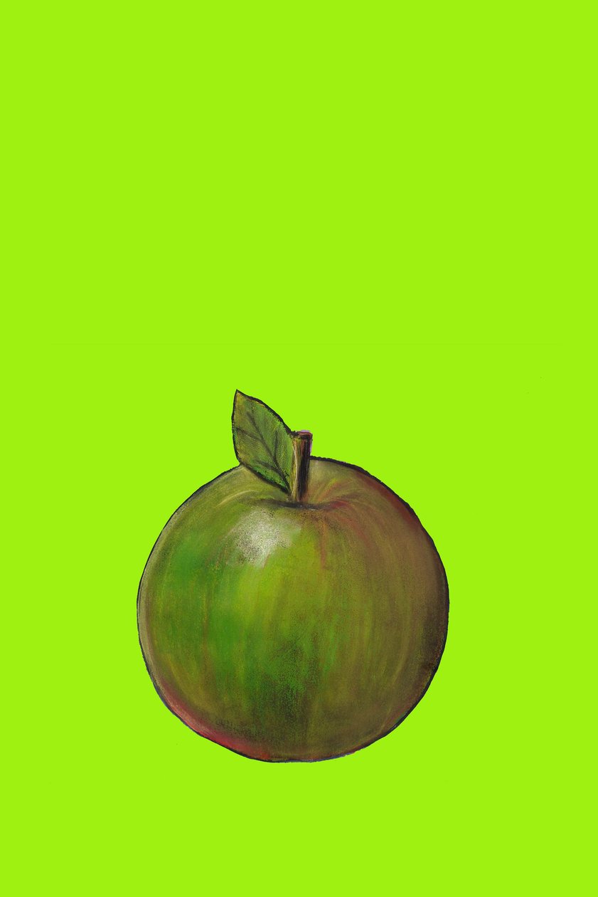 Apple ، 2007 (زيت وباستيل على ورق) بواسطة سارة طومسون إنجلز