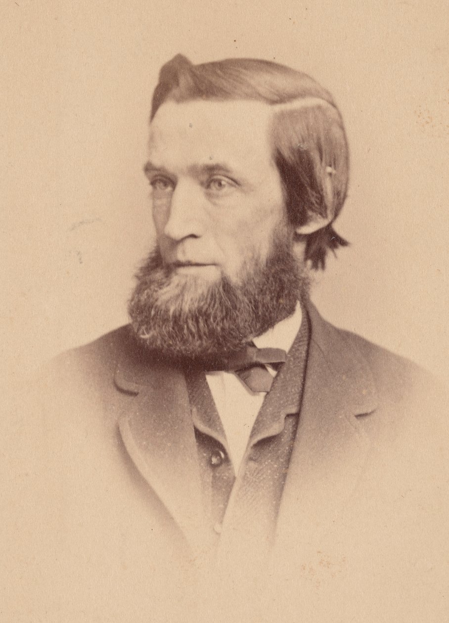 صورة شخصية لهوبير أنسون نيوتن 1830-1896 ، 1870-1877. بواسطة ساروني وشركاه