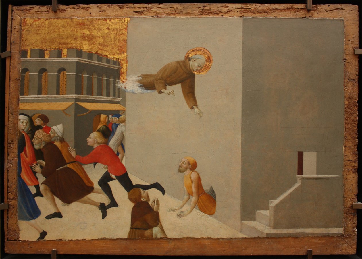 رانييري المبارك يحرر القصور من سجن فلورنسي من بورجو ديل سانتو سيبولكرو Altarpiece ، 1437-1444 بواسطة ساسيتا