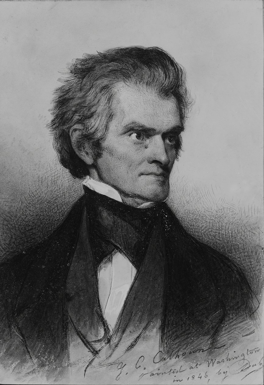 جون سي كالهون ، 1846. بواسطة Savinien Edme Dubourjal