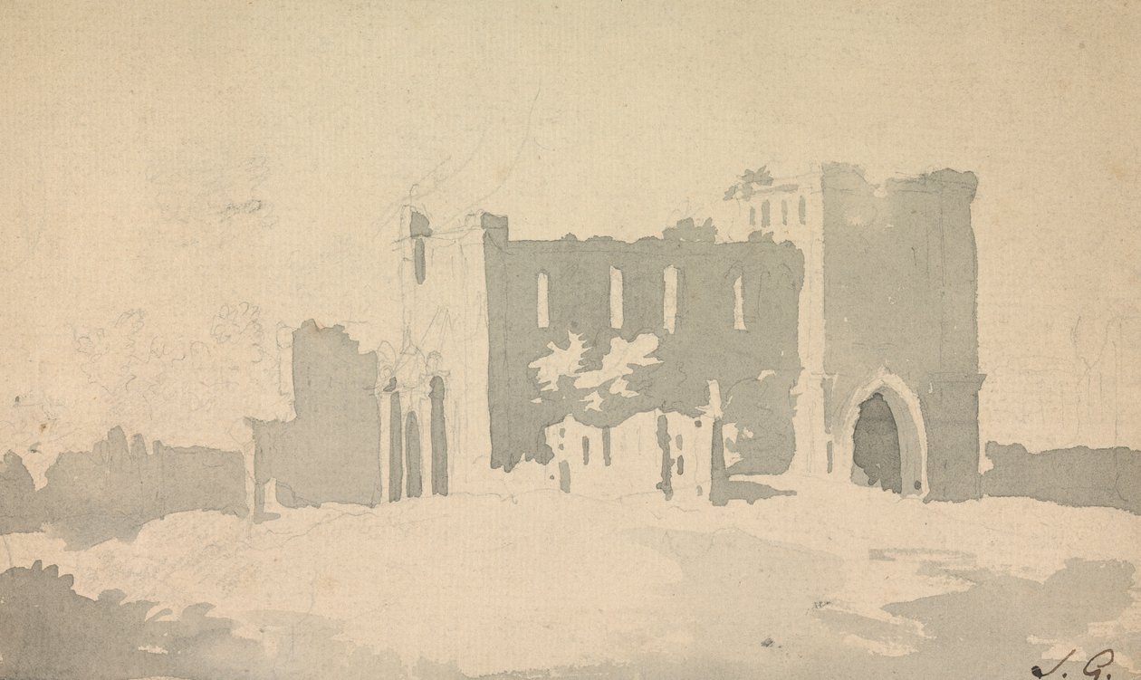 رسم تخطيطي للقلعة بواسطة ساوري جيلبين