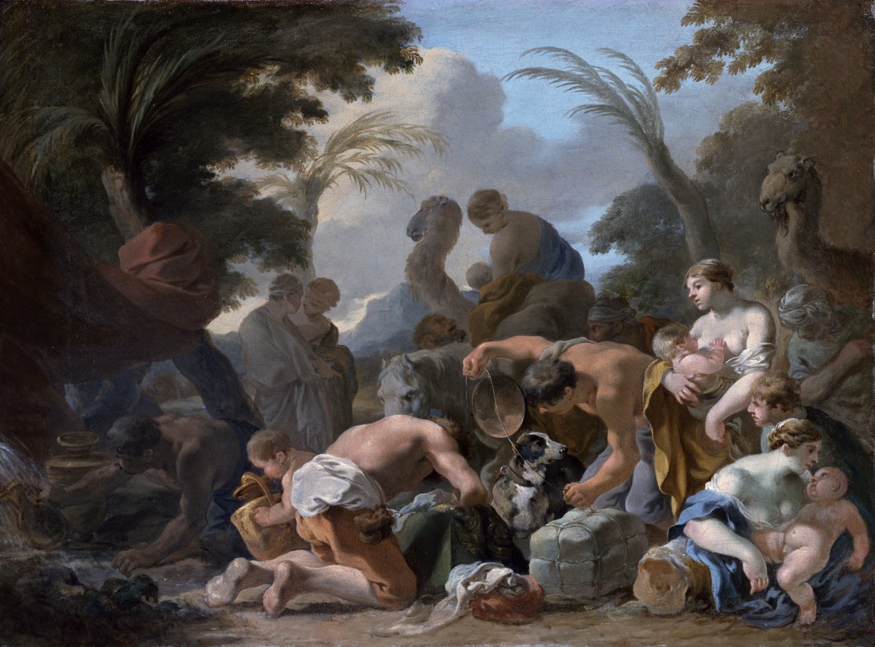 لبن يبحث في انتماءات يعقوب ، 1634-37 بواسطة سيباستيان بوردون