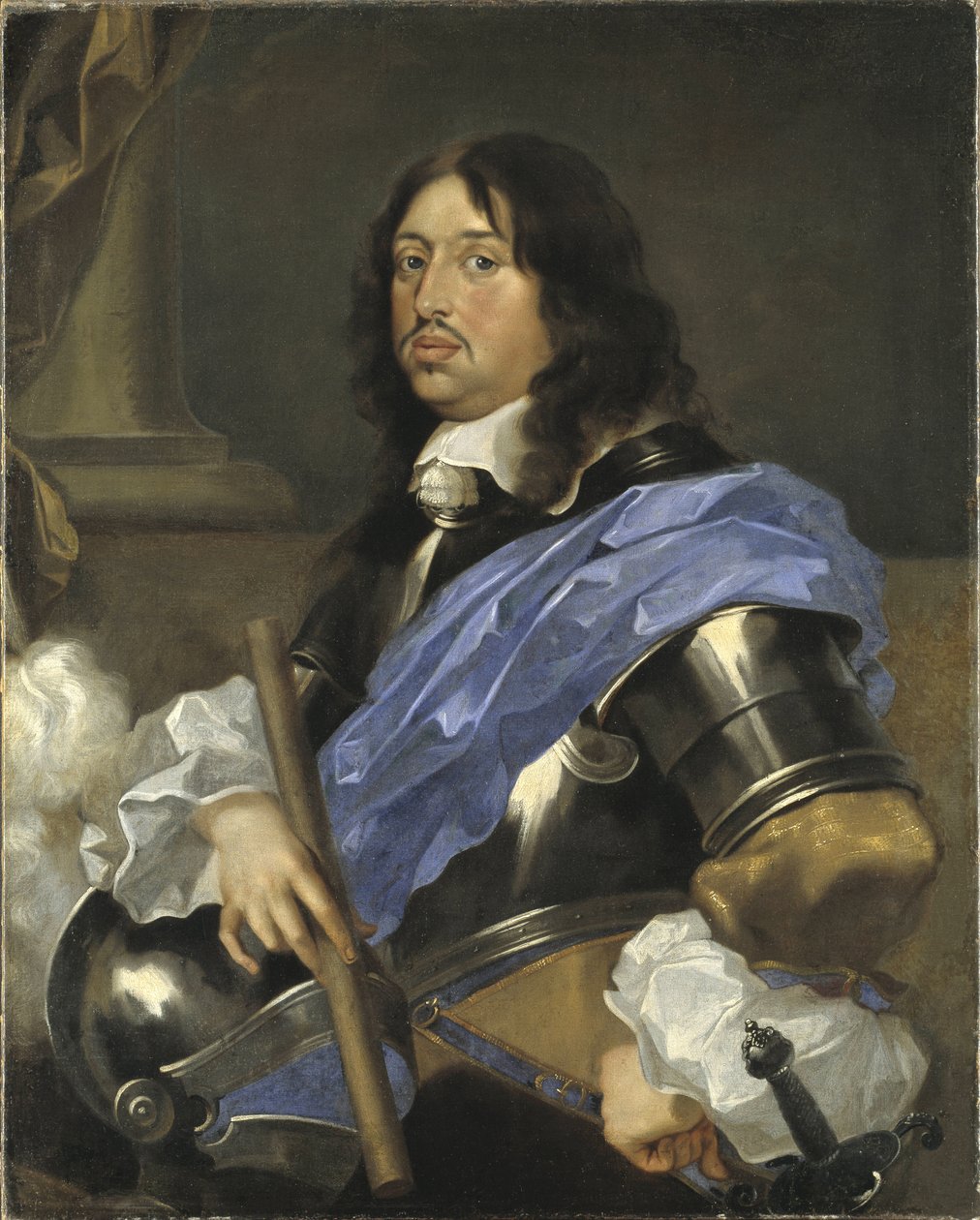 Charles X Gustave roi de Suede - صورة للملك تشارلز العاشر غوستاف من السويد (1622-1660) ، بقلم بوردون ، سيباستيان (1616-1671). زيت على قماش. الأبعاد: ١٠٢ × ٨٢ سم. المتحف الوطني ستوكهولم بواسطة سيباستيان بوردون